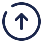 Round Arrow Up SVG Icon